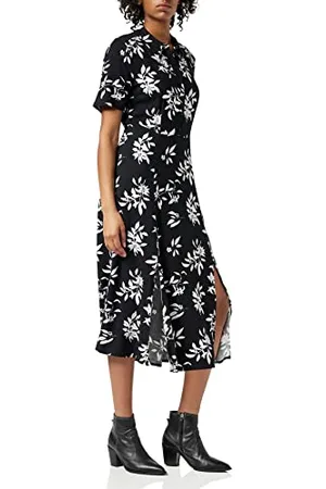 FIND FIND An6972, vestiti donna casual Donna, (Black/White), 46 (Taglia Produttore: Large)
