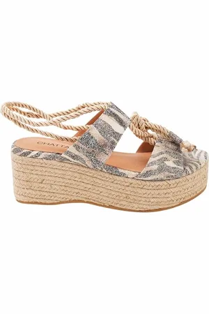 Chattawak 11fridazebre39, Sandali con Tacco Donna, , 39 EU