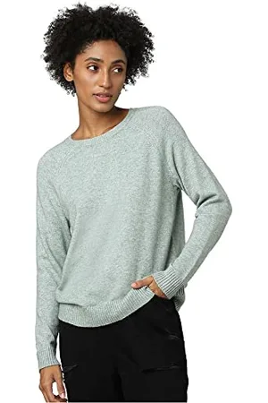 ONLY ONLLESLY Kings L/S Pullover Knt Noos Maglione, (BasilW Melange), S Donna