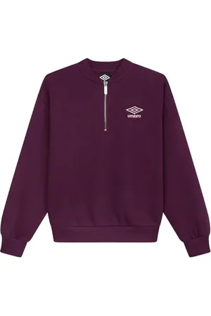 Umbro Core Womens Half Zip Sweatshirt Maglione, , L Donna