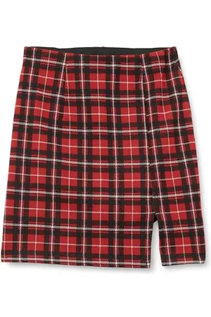 Koton Medium Rise Slit Detail A Line Mini Skirt, Gonna Donna, (4c1)