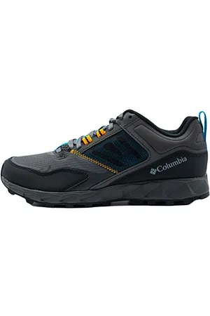 Columbia Flow, Scarpe da Passeggio Uomo, Grigio Scuro Ciano Blu, 41.5 EU