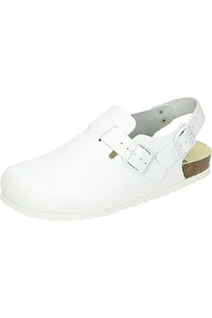 DR. BRINKMANN Damen und Herren Clog, Zoccoli Uomo, Bianco (Weiß (Weiß), 39 EU