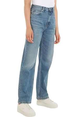 Tommy Hilfiger Donna Jeans Relaxed Straight Vita Alta, Blu (Will), 31W/28L
