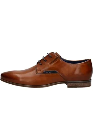 Bugatti Uomo Scarpa bassa da business realizzata in pelle di alta qualità, derby dal design minimalista, , 43 EU