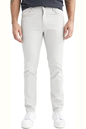 DeFacto R0298az, Pantaloni Chino Uomo, (Stone), 29W / 30L