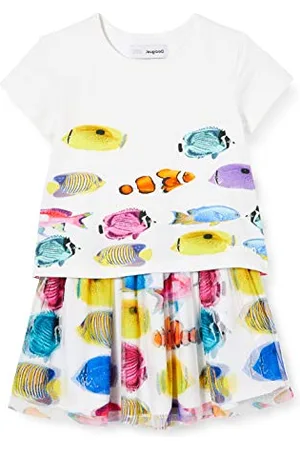 Desigual Vest_xalapa Vestito, ( 1000), 6 Anni Bambina