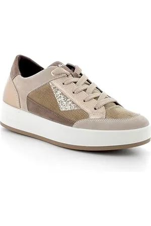 IGI&CO D.Alina, Scarpe con Lacci Donna, Visone-Beige, 37 EU