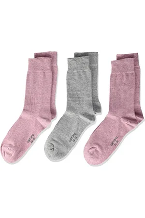 Camano 3701 Calze, (Chalk Pink Melange 4300), 35-38 (Taglia Produttore: 35/38) (Pacco da 3) Bambina