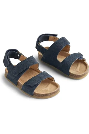 WHEAT Zehenfreie Kork-Sandale Cameron-Unisex-Echtes Leder, Scarpe per Chi Inizia a Camminare Bambini, , 33 EU