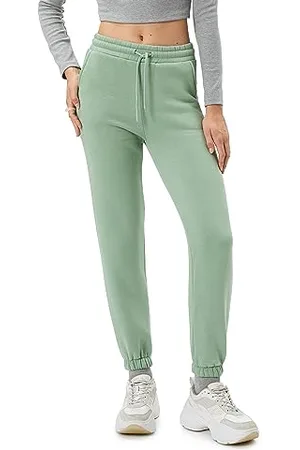 Koton Drawstring Elastic Waist Jogger Sweatpants, Pantaloni della Tuta da Donna, (Mint)