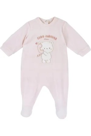 chicco Tutina Con Apertura Patello, In Ciniglia, Pigiama Bimba 0-24, (3-1M), 0 mesi