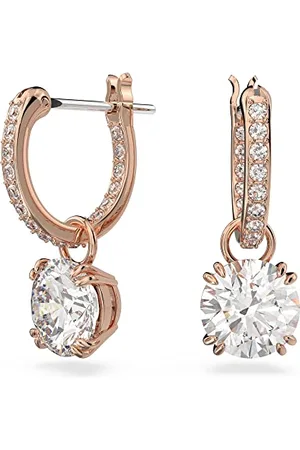 Swarovski Stilla Collezione Orecchini Pendenti, Placcato oro rosa con cristalli bianco 2