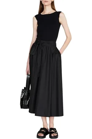 Sisley Gonna 41m6l001d, Nero 100, 38 Donna