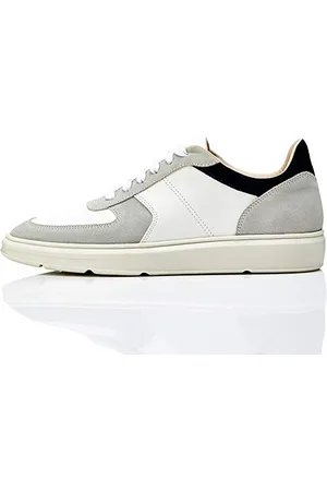 FIND Fletcher Scarpe da Ginnastica Basse, Bianco White/Navy), 39/40 EU
