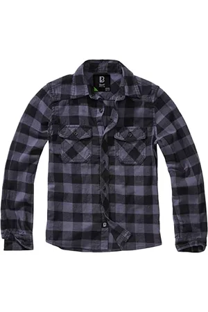Brandit Kids Check Shirt Long Sleeve, Unisex Kids, , 158/164