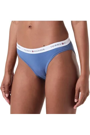 Tommy Hilfiger Bikini UW0UW03836, Donna, (Iron Blue), XS