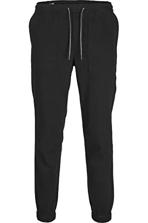 JACK & JONES Pantalone Jogger Morbido con Fascia Elastica in Vita e Tasche impunturate.