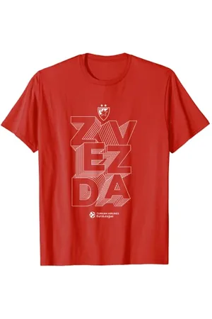 Euroleague Collezione Zvezda Bianco Maglietta