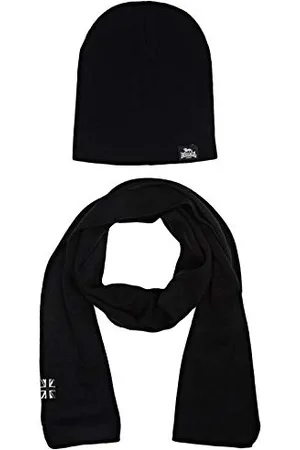 Lonsdale London Leafield Beanie And Scarf Set One Size