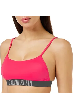 Calvin Klein Top Bikini Bralette Donna senza Ferretto, (Signal Red), S