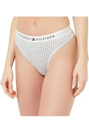 Tommy Hilfiger Perizoma Donna Print Tanga, (Ctb Grid Check Ivory), M