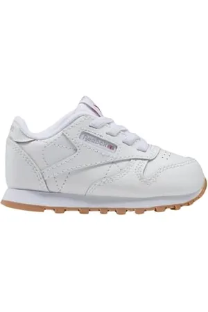 Reebok CL Lthr, Sneaker Unisex-Bimbi 0-24, FTWWHT/FTWWHT/RBKG02, 19.5 EU