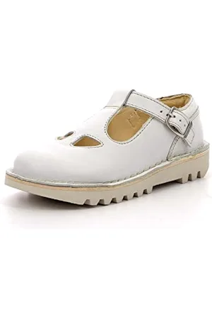 Kickers Kick Mary Jane, Blanc, 35 EU