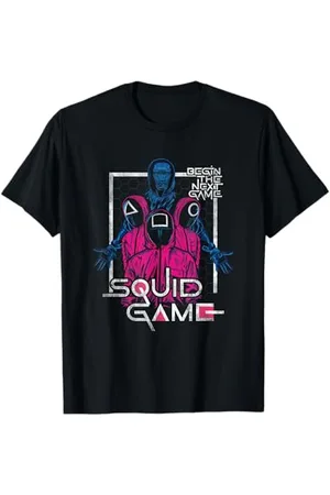 Squid Game Front Man and Guards Maglietta
