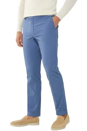 Hackett Pantaloni da Uomo con Stampa Foulard, (Avio), 28W/30L