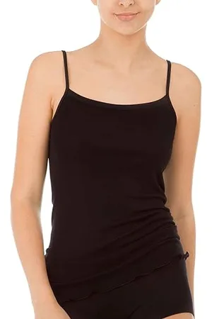 Calida True Confidence Spaghetti Top Canottiera, Oscurante, , 48 Donna