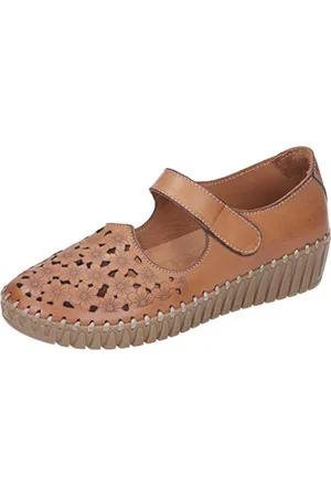 Manitu Pantofole da Donna, Scarpe da Ginnastica, Marrone Medio, 38 EU