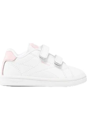 Reebok Rbk Royal Complete CLN 2.0 2V, Sneaker Unisex-Bimbi 0-24, FTWRWHITE/PINKGLOW/FTWRWHITE, 21.5 EU