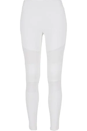 Urban classics Leggings, Sportivi a Vita Alta con Inserti Mesh Elasticizzati con Vestibilità Regolare e Gamba Affusolata, da Donna, , M