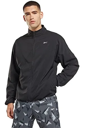 Reebok Running Woven Wind Giacca, Black, M Uomo