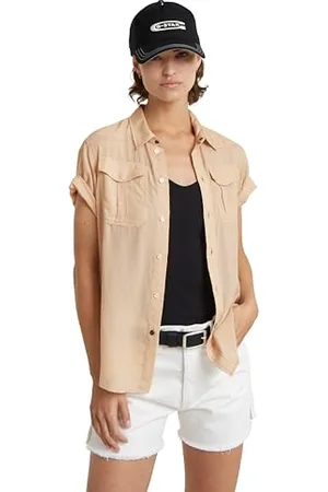 G-Star Donna Military Button Down Shirt, (moonlight D24592-D572-G287), M