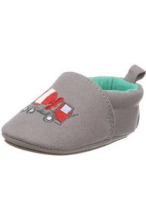 Sterntaler Baby Crawling Shoes - Pantofole Bimbo 0-24, Grigio (Stone Grey 583), 16 EU