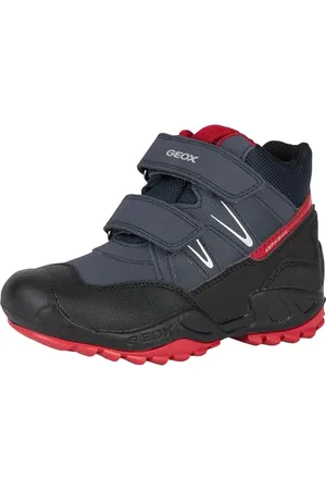 Geox J New Savage Boy B A, Scarpe da Ginnastica Bambini e ragazzi, Navy Red, 38 EU