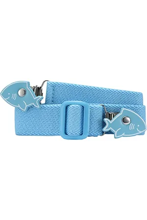 Playshoes Cintura Elastica Bambini con Clip, (Blau (Bleu)), 74-110 cm