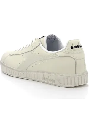 Diadora Game L Low Waxed, Sneaker Unisex - Adulto, Bianco, 45 EU