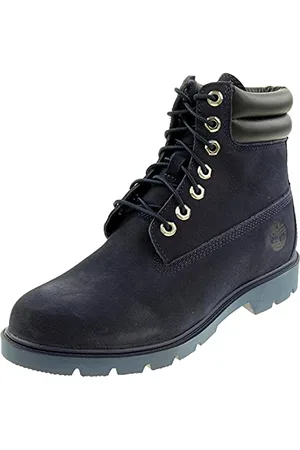 Timberland Uomo 6 Inch WR Basic Stivali, Blu (Navy/Nubuck), 43.5 EU