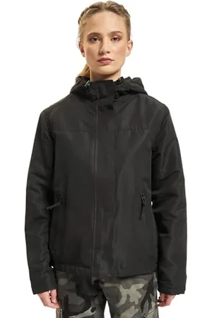 Brandit Women Frontzip Windbreaker, Donna, black, 5XL