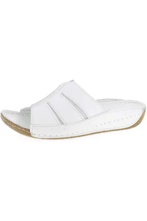 Andrea Conti 773416, Ciabatte Donna, Bianco (Weiß 001), 42 EU