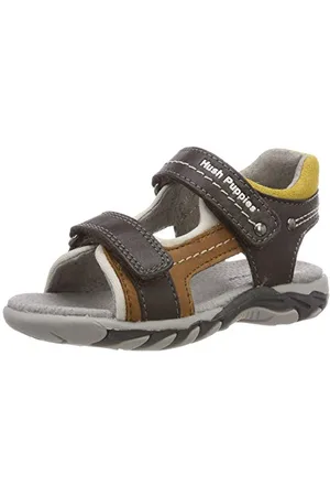 Hush Puppies Velo, Sandali a Punta Aperta Bambino, Marrone (Marron Jaune 93), 32 EU