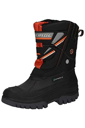 Spirale Frodo Stivali da neve, Unisex - Bambini, Nero (Nero/Arancio 00500510), 27 EU (9.5 UK)