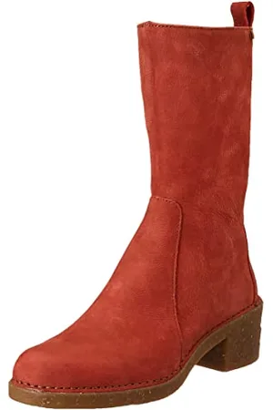 El Naturalista N5662 Ticino, Stivali con Tacco Donna, Rosso (Caldera), 36 EU