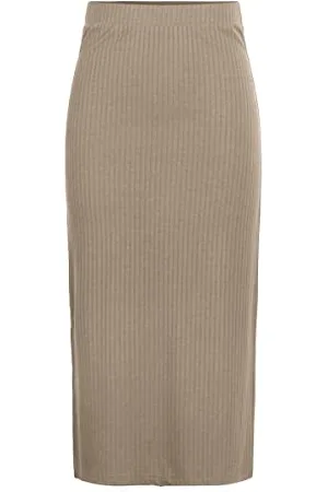 Pieces® Pckylie MW Midi-Gonna Noos, , X-Small Donna