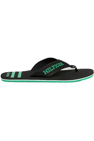 Tommy Hilfiger Flip Flops Uomo Sporty Beach Sandal Infradito, (Black), 41