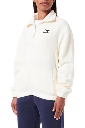 Diadora L.micropolar Fleece Slit, Micropile Donna, (Butter White), M