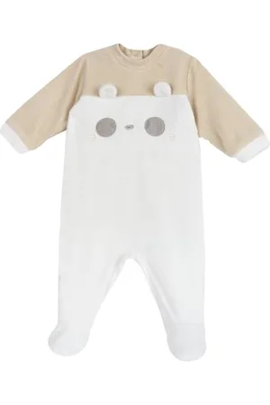 chicco Tutina Con Apertura Patello, In Ciniglia, Pigiama Unisex - Bimbi 0-24, , 0 mesi